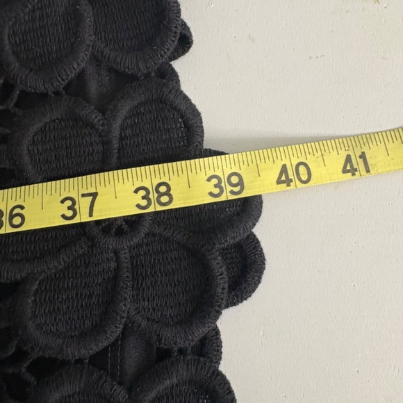 NWT Alfani Plus Size Black Lace Crochet Floral Dress - Picture 12 of 12